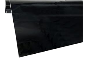 ELCM Vinyl Wrap High Gloss Black DIY Waterproof vinyl wrap with Air Release 152cm x 30cm