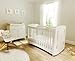 Start-Rite Brook Rocking Cot 3 with 3 Position Mattress Base (Ivory)