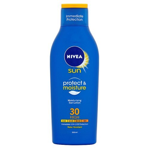 Nivea Sun Protect and Moisture Moisturising Sun Lotion High SPF 30 - 200 ml