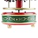 BXT Merry Go Round Music Box Wooden Carousel Multi-Colored 4-Horse Animated Figurine Desktop Playset Awesome Kids Xmas Birthday Presents