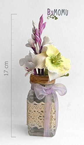 Flowers Cold Porcelain Miniature JASMINE Home Decor-Hand Made