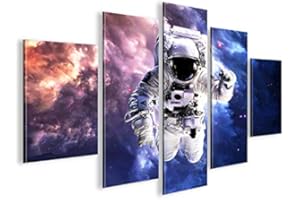 islandburner Images sur toile Astronaute dans l'espace de l'espace NASA spatial MF XXL Poster sur toile Décoration murale Salon Marque