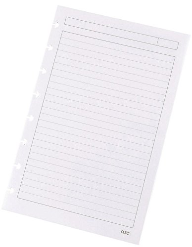 Refill-Papier liniert f.arc Spiralbuch weiß A5 100g 50 Blatt 22018