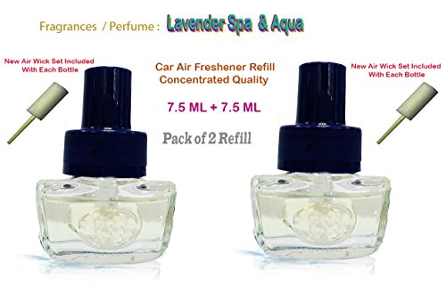 Orgner Car air Freshener refill Lavender Spa & Aqua SCENT is a Concentrated New Car Smell made of an exclusive perfume formulation. 7.5 ML Each Pack of 2 RS.169 (58.00% Off) - Amazon