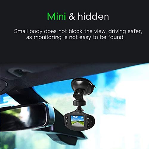 SuperEye Dashcam Auto Dash Camera Auto Autokamera Mit Bewegungserkennun G-Sensor SONY-Linse Nachtsicht Full HD 1080P Mini Dash Cam 170°DVR Rekorder WDR Loop-Aufnahme Parkmonitor - 3