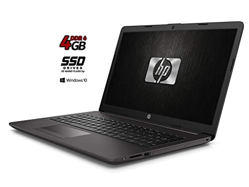  HP 255 G7 Notebook PC, SSD NAND 3D da 250GB, Display da 15.6", Amd A4 64bit da 2,6 GHz, 4 Gb DDR4, Bt, WIFI, Dvd-Cd rw, 3 usb [Layout Italiano] Win10 Pro, Open Office, Pronto All'uso, Gar. Italia