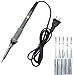 Produktbild Lorsoul 110V / 220V 60W elektrische Lötkolben Kit Einstellbare Temperatur Schweißen Werkzeug-Set 5 Eisen Tipps
