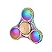 Produktbild OYOTRIC Zinc Alloy Metal Rainbow Fidget Finger Gyro Bearing EDC Desk Toy Tri Hand Spinner Toys Fidget Spinner Messing Hand Fingertip Spinner-Spielzeug mit Fluoreszenz-gr¨¹ner Farbe f¨¹r Kinder und Erwachsene Fidget Toys Hand Spinner Finger Spielzeug f¨¹r Kinder und Erwachsene Spielzeug Geschenke Stress Reducer, Stress Relief, Autismus - Spin Time 1-3 Minuten
