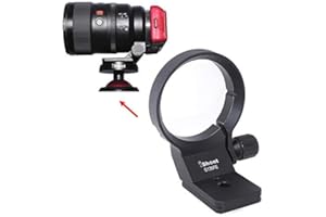 ISHOOT Tripod Mount for Sony FE 135mm f/1.8 GM SEL135F18GM (G Master) Full Frame E-Mount Lens, Built-in Arca Type 55mm Quick Release Plate for Arca-Swiss Wimberley Tripod Head