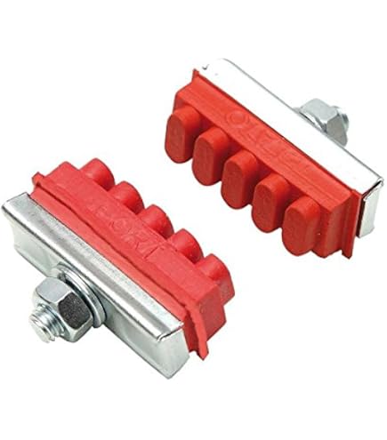Brake Pads Cantilever Inserti Per Pastiglie Freno Kool Stop Dura 2, Colore Salmone - Compatibili Con Freni Shimano E SRAM, Per Bici Da Strada Con Cerchi In Alluminio Conta Km Bici - Foto 8