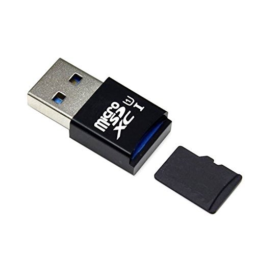 EX1 Mini Kartenleser USB 3,0 zu Micro SD SDXC TF Karte mit Micro USB OTG Adapter - 3