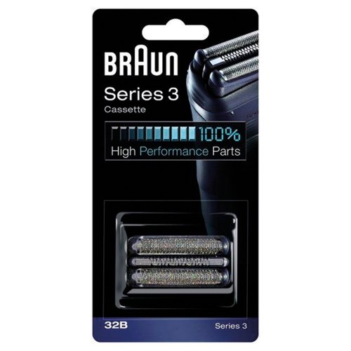 Braun 32B Replacement Foil Multi Silver BLS Cassette