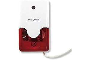 Sirena estroboscópica Adicional Compatible con la Alarma WiFi Energeeks
