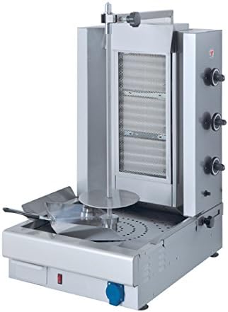 NORTH PRO Greek Gyros/Doner / Kebab Machine (Propane-Butane) (Meat capacity: 35-45kg - model: MK 203-UK)