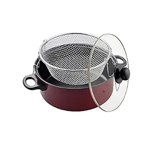 J&V TEXTILES 3-Piece Deep Fryer Set