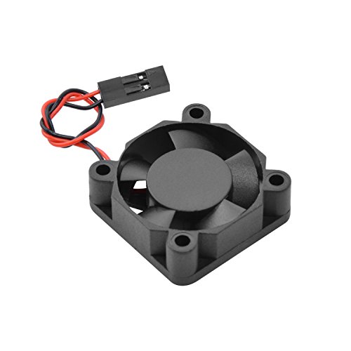 Aukru Negro Caja   Micro USB 5V 3A Cargador con Interruptor   Disipador de Calor   Mini Fan para Raspberry Pi 3 Modelo B