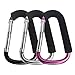 Genuine GUPi® Black Pushchair Buggy Stroller Clip Hook Carrier Shopping Bag Handsfree
