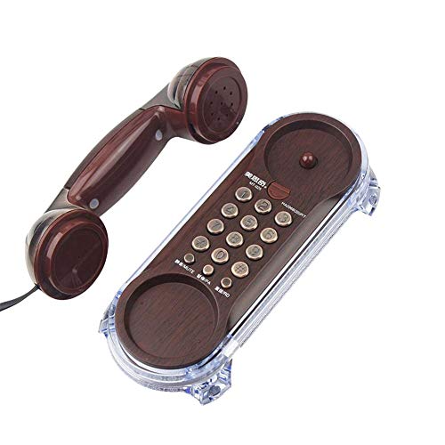 Preisvergleich Produktbild zezego Antikes Retro Telefon Schnurgebundene Telefon Festnetz Mode Telefon Blaue Hintergrundbeleuchtung Für Home Kitchen Hotel