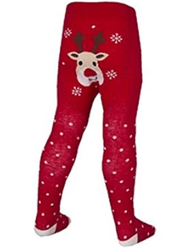 Baby 's Christmas Fun Bum Strumpfhosen. Weihnachtsmann oder Rentier