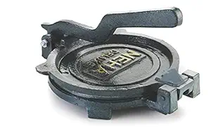 Queen Home Heavy Quality Iron CI Casting Puri Maker Press (Blue, 8.5 inch-23CM)