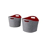 Kamino Flam Allzweckkörbe-Set 2tlg. aus gefilzten Kunststofffasern