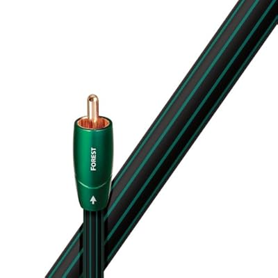 AudioQuest 3m Coax Forest 3m Black coaxial cable - coaxial cables (Gold, 3 m, Male/Male, Black, 75 ?) occasione da Polaris Audio Hi Fi