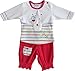 Schnizler Baby Girls Tracksuit Jogging Suit Velour Kitten, Size 68, Multicoloured (Original 900)