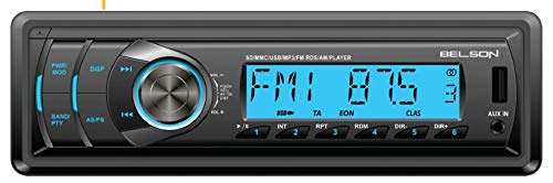 Belson Autoradio 1 DIN Senza Meccanica, USB, SD (ricondizionato Certificato)
