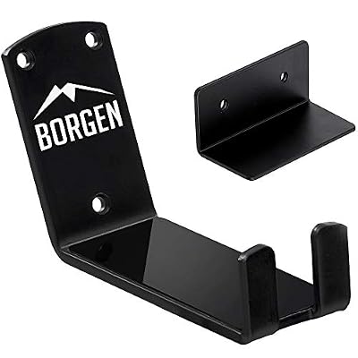 borgen Vélo Support mural de suspension pour E Bikes, VTT, pédale de vélo avec maintien et angle mural schutzpads