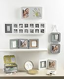 Baby Art Double Print Frame – Bilderrahmen für Foto, Hand- und Fußabdruck - 4