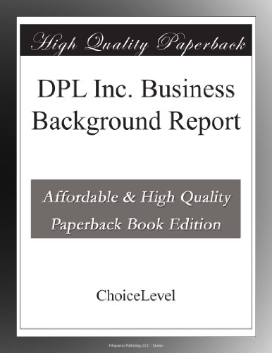 DPL Inc. Business Background Report