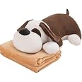 GreenMonk 3-in-1 Kids Blanket and Pillow and Soft Toy