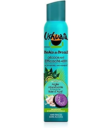 Lot De 2 Déodorants Spray Ushuaia à L'huile De Monoï Et Fleur De Tiaré - 200ml Chacun, Neufs