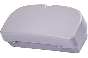 ihreesy - Funda universal para gafas de sol para coche, color gris