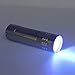 VANKER Mini LED UV Gel Lamp Light Nail Polish Manicure Dryer Flashlight Torch Silver