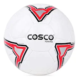 Cosco Torino PVC Football, Size 5, (Red/White/Black)