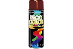 DECO COLOR Decoration Universal Spray Paint Multi-Purpose 400ml Gloss MATT Satin Art Craft Art Decor DIY (RAL 3003 Red Ruby)