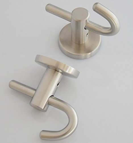 Garderobenhaken Edelstahl kleiner Wandhaken Mantelhaken Kleiderhaken Jackenhaken *504-KU - 5