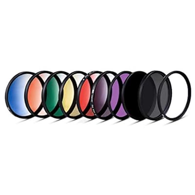 Gobe 46mm UV Circular Polarizing FLD ND1000 Graduated Orange Blue Grey Red Yellow Green Lens Filter Kit 1Peak Gobe 46mm UV Circular Polarizing FLD ND1000 Graduated Orange Blue Grey Red Yellow Green Lens Filter Kit 1Peak