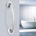 Produktbild Super Power Saugnapf Türgriff, Junnom Bad Sicherheit Sauggummischale Türgriffe Badezimmer Handläufe Schiebetürschienen Glastürgriffe für Badezimmer Dusche Toilettenwanne (30 x 6,5 x 5,7 cm, Silber)