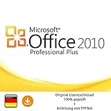 MS Office 2010 Professional 32 bit & 64 bit Vollversion Original Lizenzschlssel per Post und E-Mail + Anleitung von TPFNet - Versand maximal 60Min - 