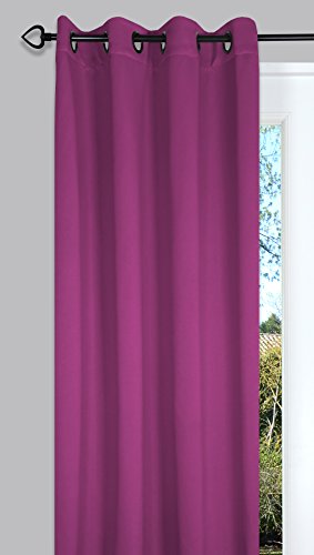 Preisvergleich Produktbild Ideenreich 2231 Verdunkelungsvorhang, 135 x 260 cm, fuchsia