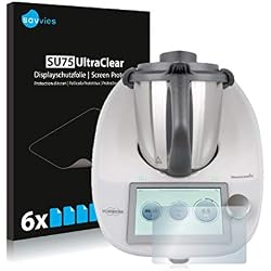 savvies Protection Ecran Compatible avec Vorwerk Thermomix TM6 (6 Pièces) - Film Protection Ultra Clair