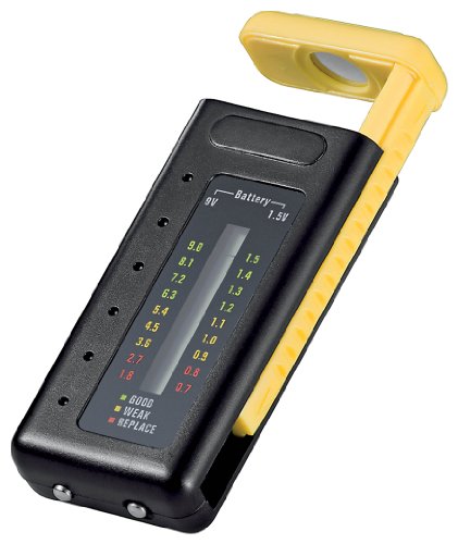 Wentronic 46246 Batterietester für Batterietester mit LCD Anzeige