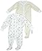 Boy's 2 Pack Sheep & Rabbit Cotton Romper Sleepsuits sizes from Tiny Baby - 9 Months