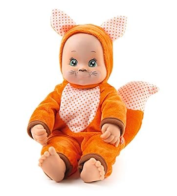 Smoby- MiniKiss Poupon Renard-30 Cm-Piles Incluses, 210123, Renard, 30 cm