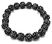 Produktbild BB Black Pearl Edles Damenarmband Armband Edle Damenarmband Kette Armband Damen Strass Perle Perlen Kette Seltenes Design Strass Perle Perlen Kette Zirkonia Besatz Damen Kette Damen Unisex Schwarzer Strass