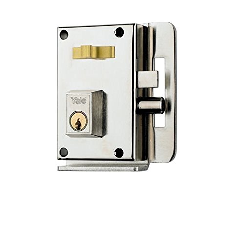 Yale 10CIHN Cerradura de Sobreponer, A Mano Izquierda   Entrada 45 mm / Izda Hierro Niquelado