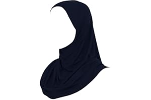 MSZSA Pre-Teen Girls Instant Hijab - One piece Amira Head Scarf
