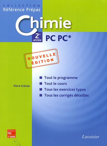 Télécharger Chimie 2e année PC PC* PDF